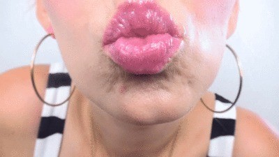 Sexy Glossy Lips And Hot JOI