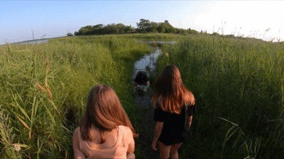 Alisa And Diana – Neighborhood – Footdom And Abjection – Gopro Camera