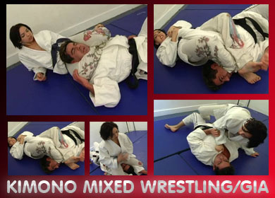 Kimono Mixed Wrestling Video